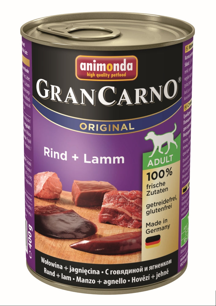 Animonda Dog Dose GranCarno Adult Rind & Lamm 400g, 6 Stück