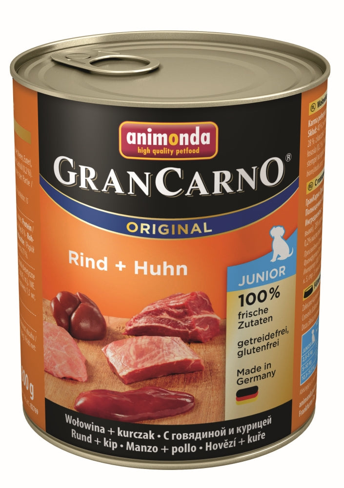 Animonda Dog Dose GranCarno Junior Rind & Huhn 800g, 6 Stück