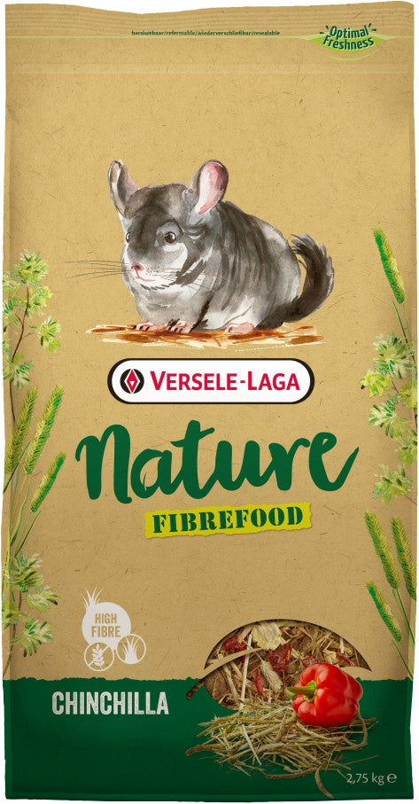 Versele-Laga Nature Fibrefood Chinchilla - 2,75 kg