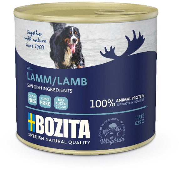 Bozita Dog Dose Pate Lamm 625g, 6 Stück