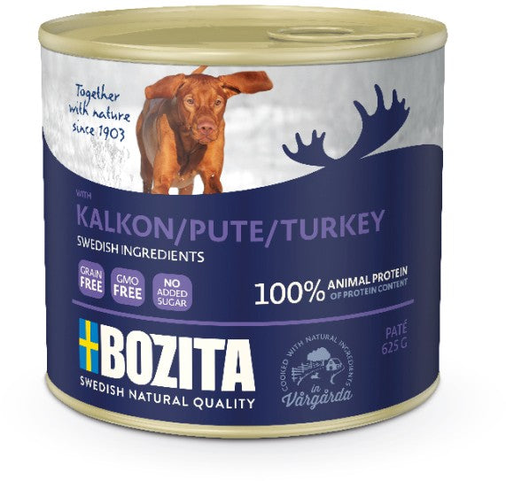 Bozita Dog Dose Pate Pute 625g, 6 Stück