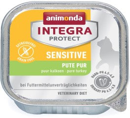 Animonda Cat Schale Integra Protect Sensitiv mit Pute pur 100g, 16 Stück
