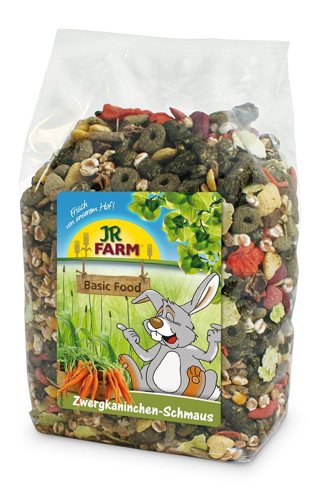 JR Farm Zwergkaninchen-Schmaus - 1,2 kg, 6 Stück