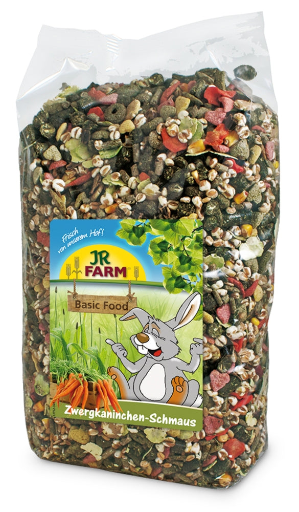 JR Farm Zwergkaninchen-Schmaus - 2,5 kg, 4 Stück