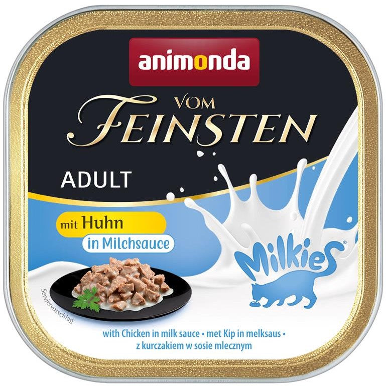 Animonda vom Feinsten Milkies Huhn in Milchsauce 100g, 32 Stück