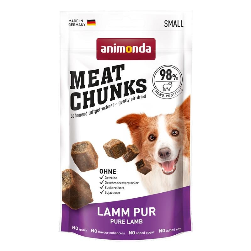 Animonda Snack Meat Chunks Lamm pur 60g, 8 Stück
