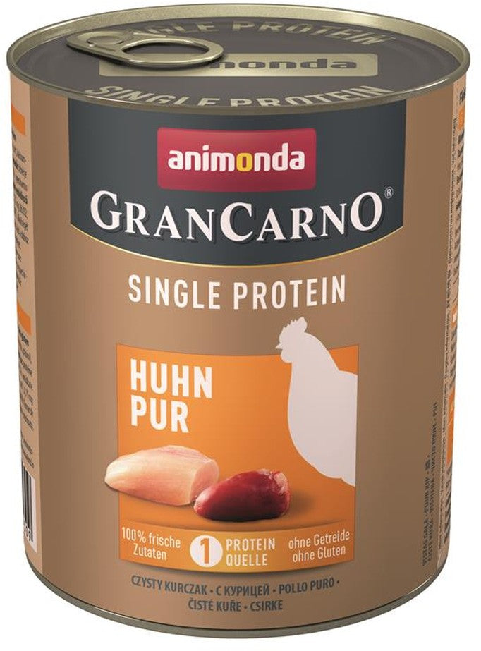 Animonda GranCarno Adult Huhn pur - 800 g, 6 Stück