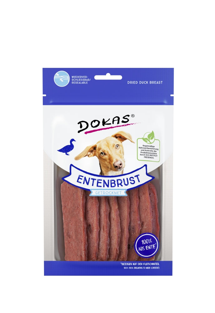 Dokas Dog Snack Entenbrustfilet getrocknet 70 g