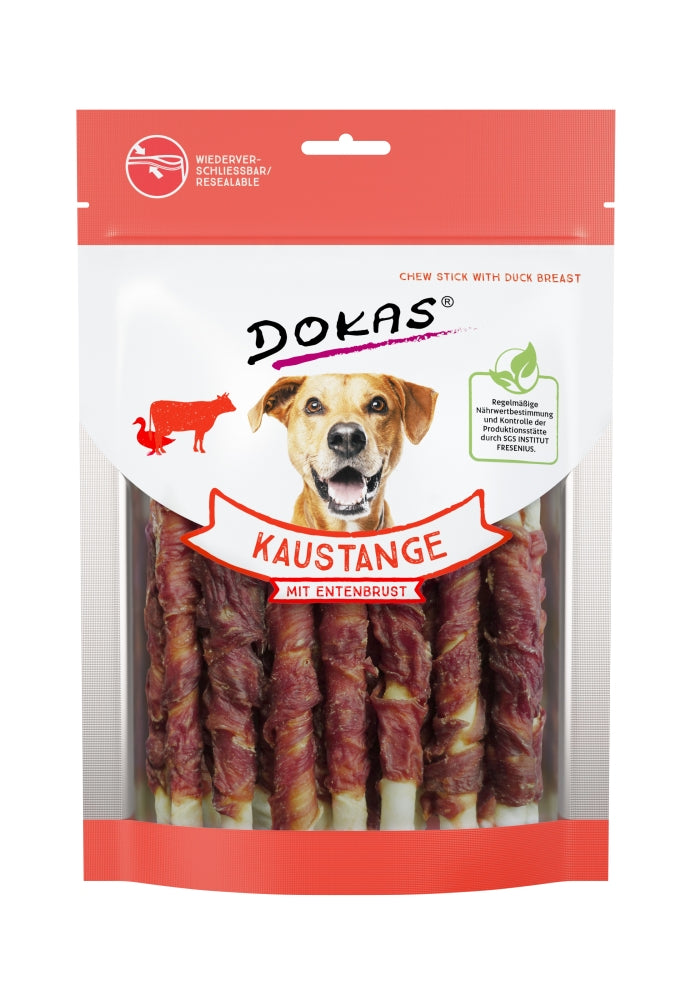 Dokas Dog Snack Kaustange mit Entenbrust 200g