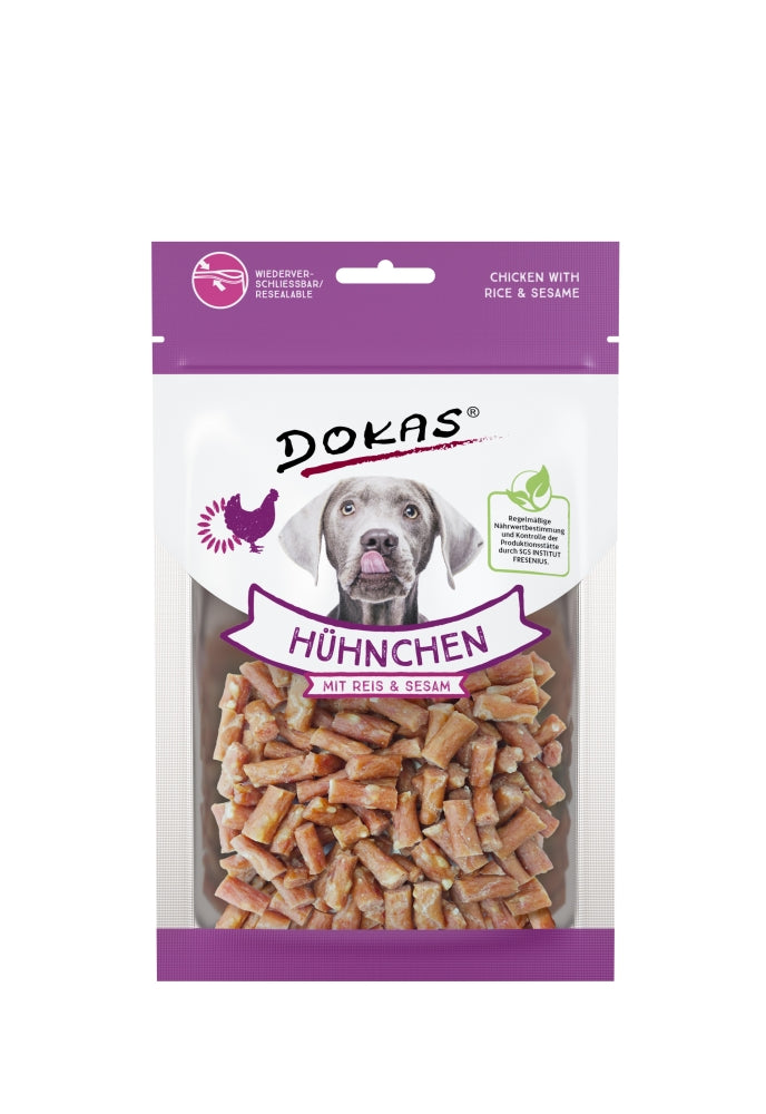 Dokas Dog Snack Hühnchen mit Reis und Sesam 70 g