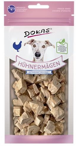 Dokas Dog Snack Hühnermägen gefriergetrocknet 20g