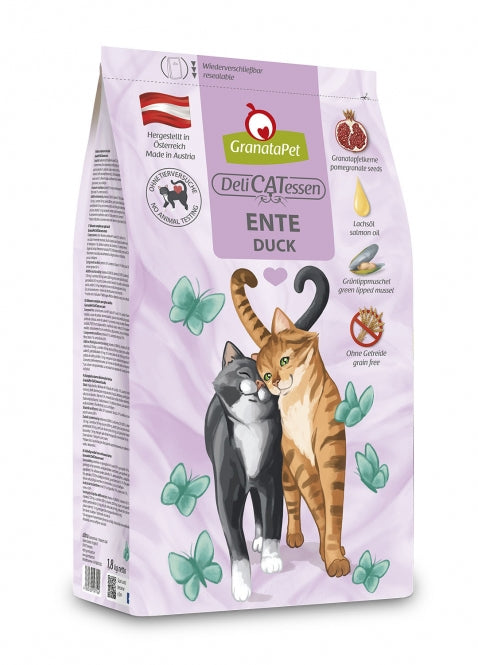 GranataPet DeliCatessen Ente Adult - 9 kg Katzenfutter