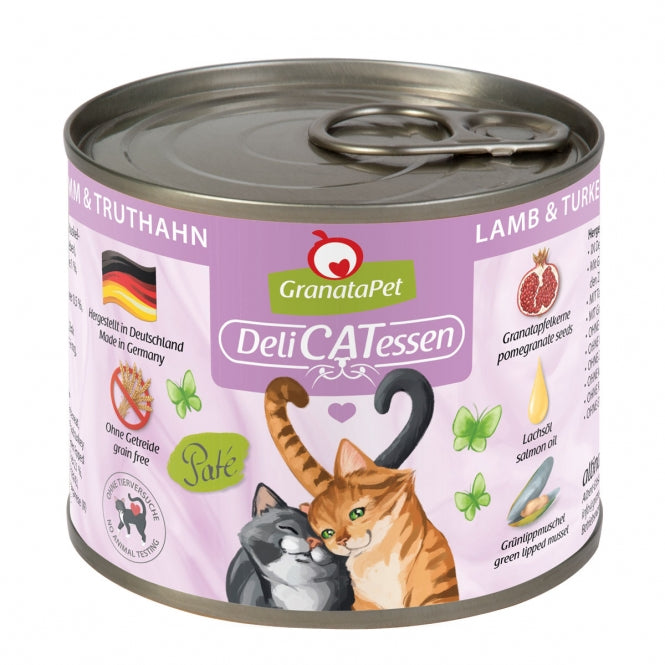 GranataPet Delicatessen Dose Lamm & Truthahn - 200 g, 6 Stück