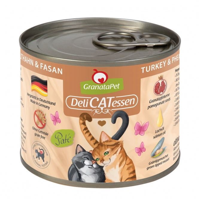 GranataPet Delicatessen Dose Truthahn & Fasan - 200 g, 6 Stück
