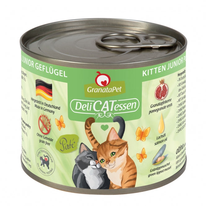 GranataPet Delicatessen Dose Kitten Geflügel 200g, 6 Stück