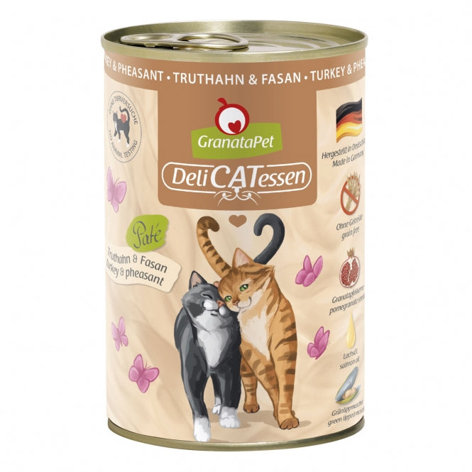 GranataPet Delicatessen Dose Truthahn & Fasan - 400 g, 6 Stück