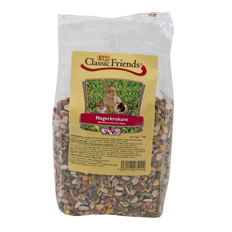 Classic Friends Nagerkrokant - 1 kg, 5 Stück