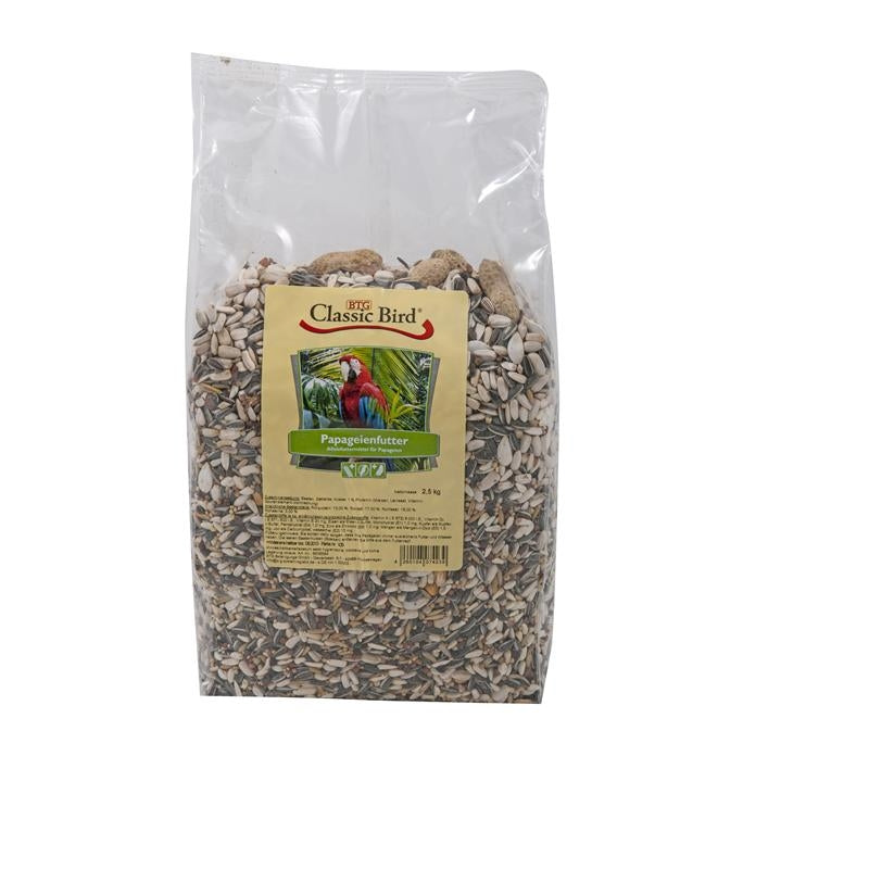 Classic Bird Papageienfutter - 2,5 kg, 3 Stück