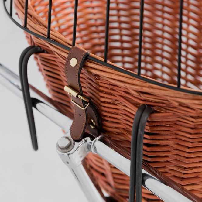 Trixie Front-Hundefahrradkorb aus Weide - natur - Dein Tierplatz