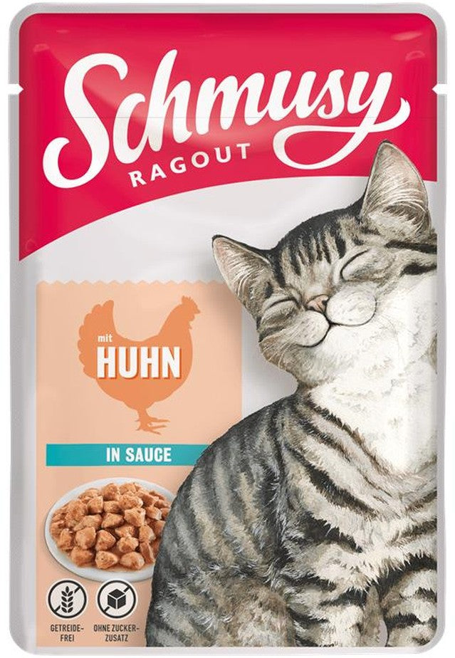 Schmusy Ragout mit Huhn in Sauce 100g, 22 Stück