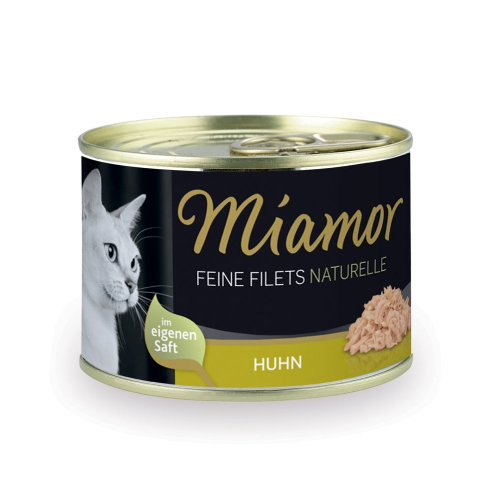 Miamor Feine Filets Naturelle Huhn 156g Dose, 12 Stück