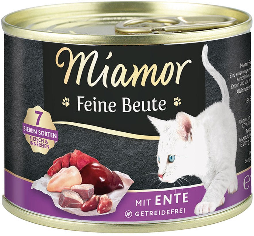 Miamor Dose Feine Beute Ente - 185g, 12 Stück