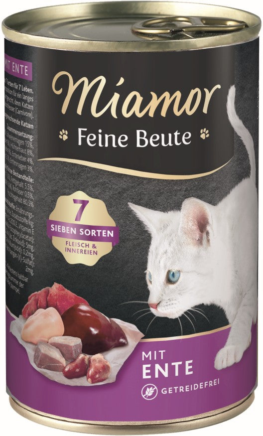 Miamor Dose Feine Beute Ente - 400g, 12 Stück