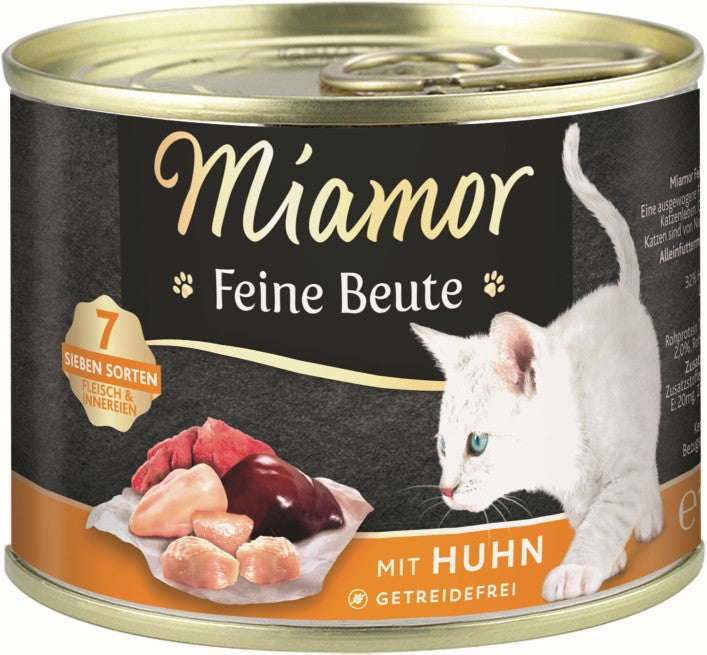 Miamor Dose Feine Beute Huhn - 185g, 12 Stück