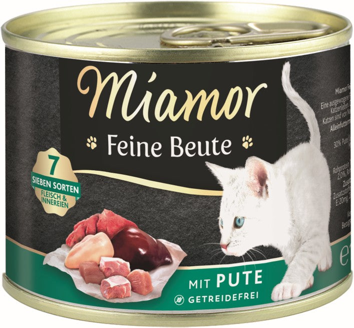 Miamor Dose Feine Beute Pute - 185g, 12 Stück