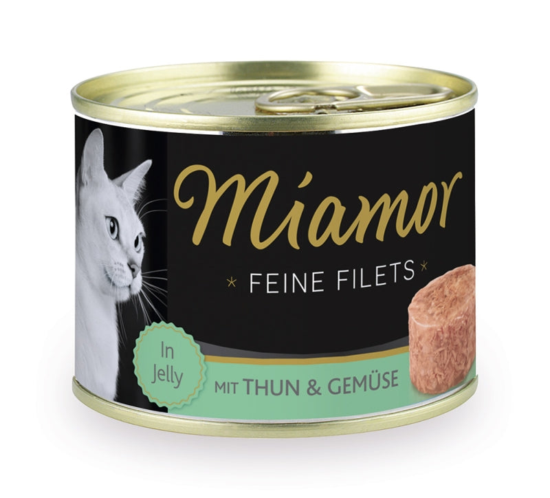 Miamor Feine Filets 185g - Thunfisch & Gemüse, 12 Stück