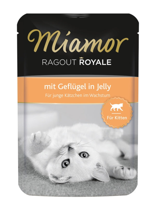 Miamor Ragout Royale Kitten 100g - Geflügel, 22 Stück