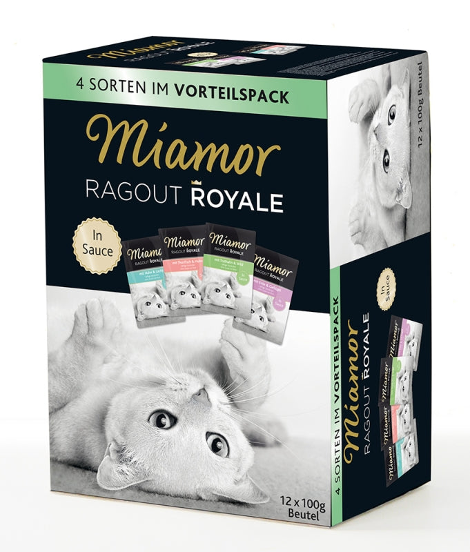 Miamor MP Ragout Royale in Sauce 12x100g, 4 Stück