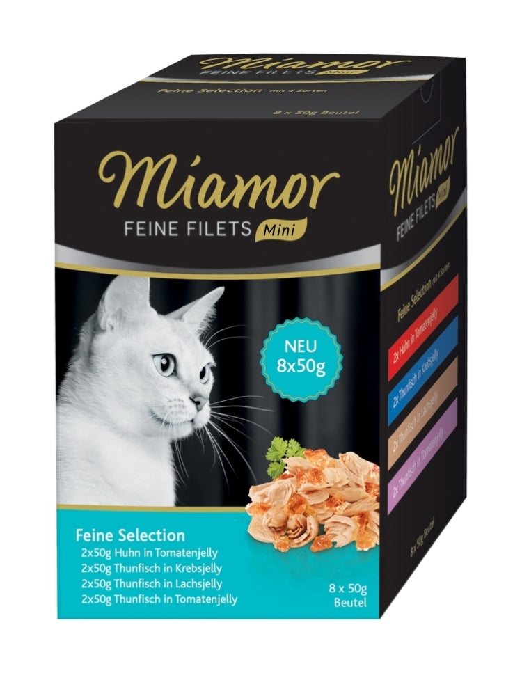 Miamor Feine Filets Mini Multibox Feine Selection 8x50g, 4 Stück
