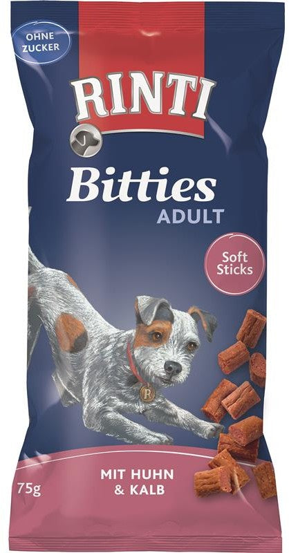 Rinti Extra Bitties Huhn & Kalb 75g, 16 Stück