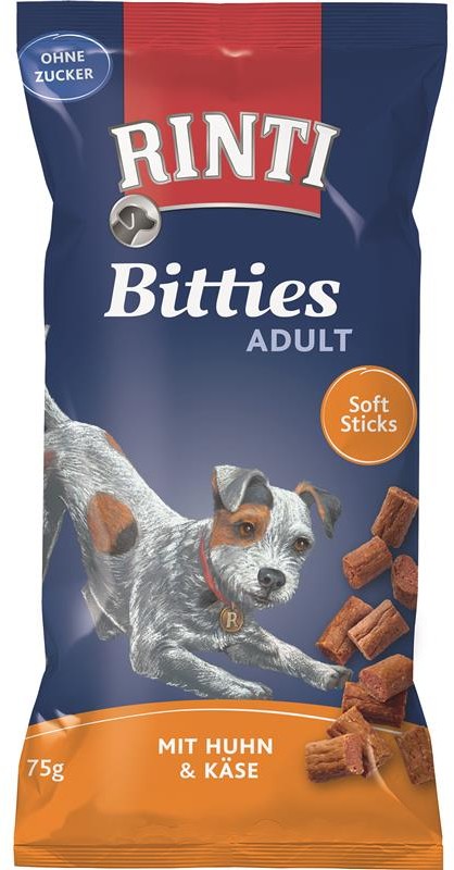 Rinti Extra Bitties Huhn & Käse 75 g, 16 Stück