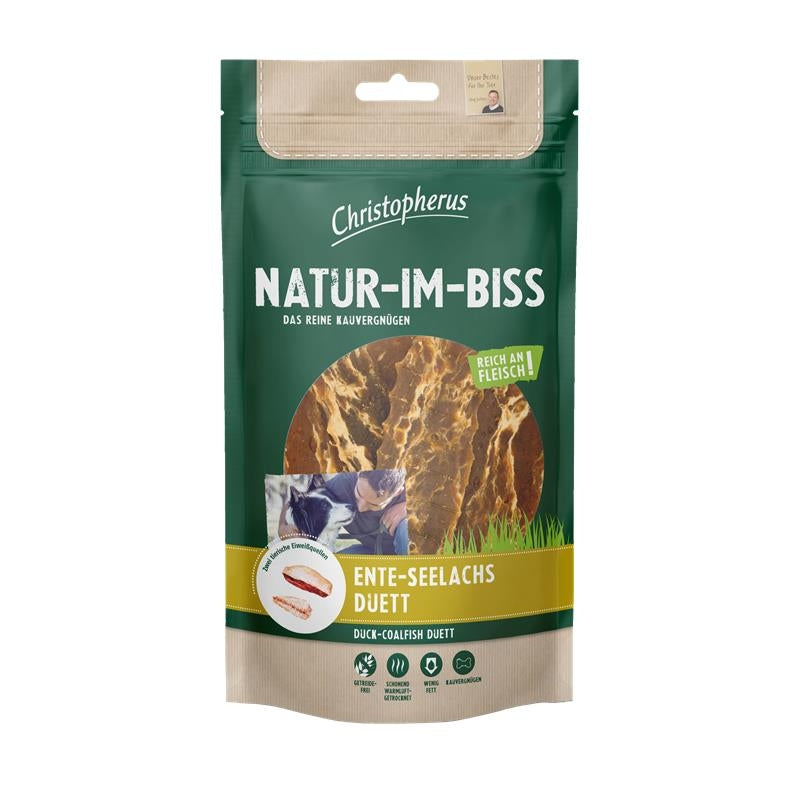 Christopherus Snack Ente-Seelachs-Duett 70g, 12 Stück