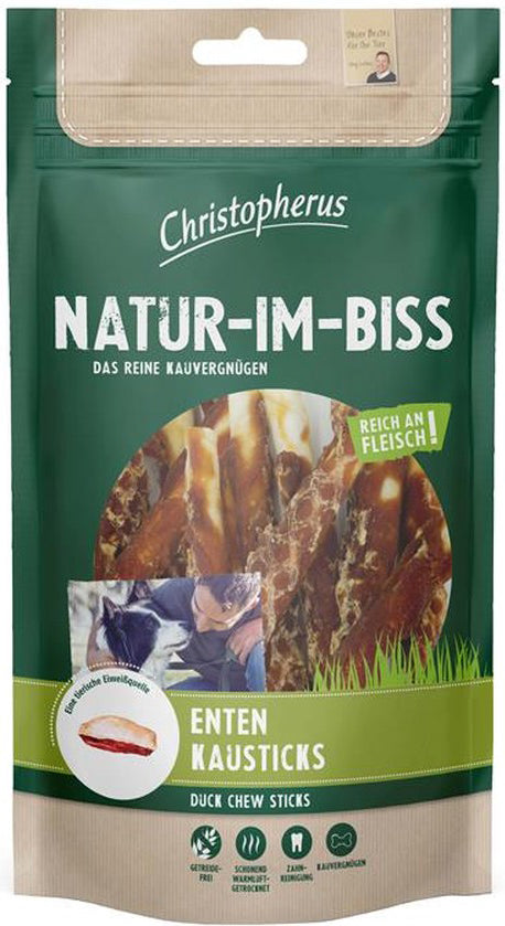 Christopherus Snack Enten Kausticks 70g, 12 Stück