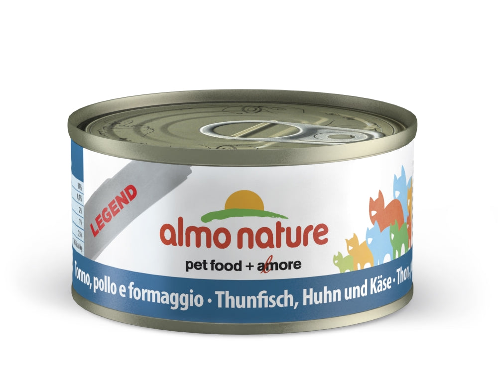 Almo Nature HFC Natural Thunfisch, Huhn & Käse 70g, 24 Stück