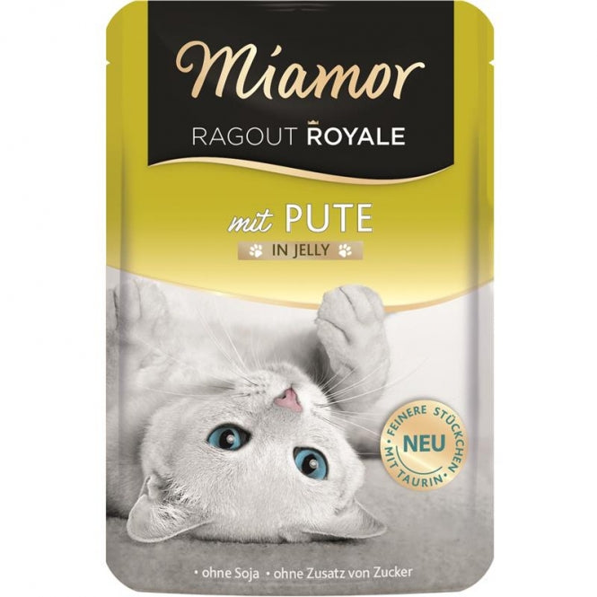 Miamor Ragout Royale in Jelly 100g - Pute, 22 Stück
