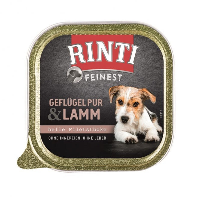 Rinti Schale Feinest Geflügel & Lamm 150g, 11 Stück