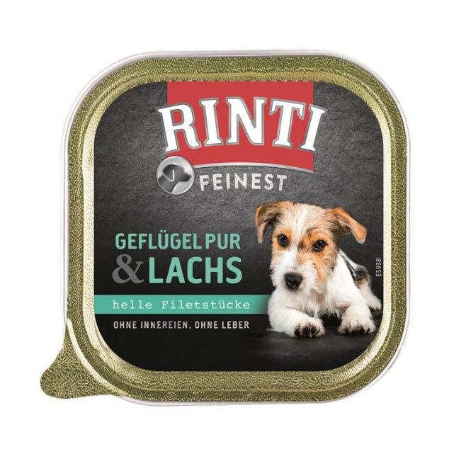 Rinti Schale Feinest Geflügel & Lachs 150g, 11 Stück