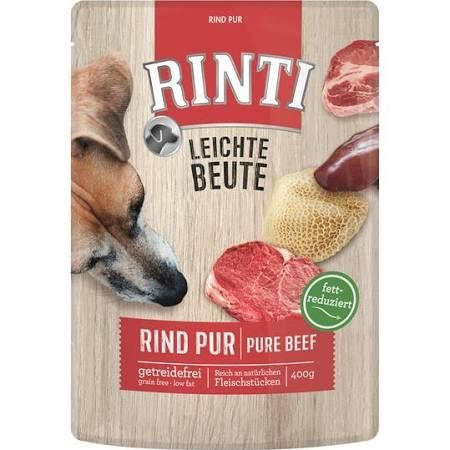 Rinti PB Leichte Beute Rind Pur 400g, 10 Stück