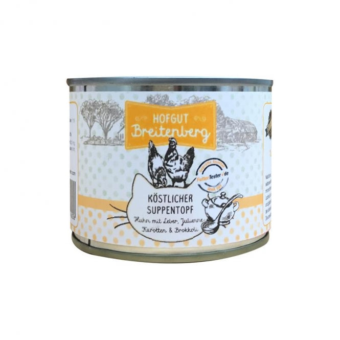 Hofgut Breitenberg Cat köstlicher Suppentopf 180g, 12 Stück