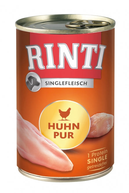 Rinti Singlefleisch Huhn pur 400g, 12 Stück