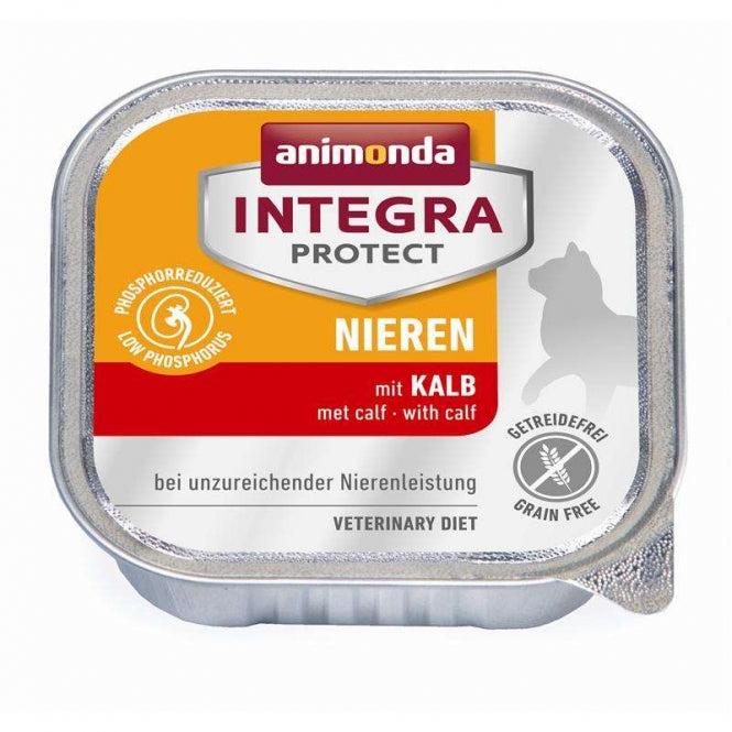 Animonda Cat Schale Integra Protect Niere mit Kalb 100g, 16 Stück