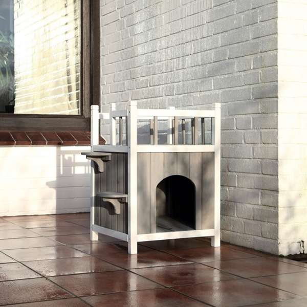 Trixie Katzenhaus Cat's Home mit Balkon - Dein Tierplatz