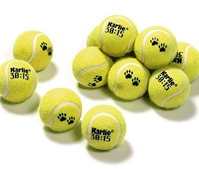 Karlie Tennisball - 12er Set, 6 cm Tierbedarf