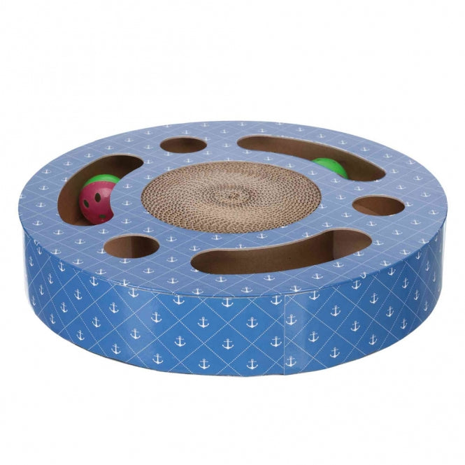 Trixie Kratztrommel aus Pappe mit Spielbällen - Dein Tierplatz