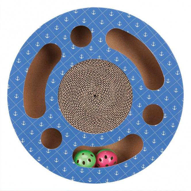 Trixie Kratztrommel aus Pappe mit Spielbällen - Dein Tierplatz