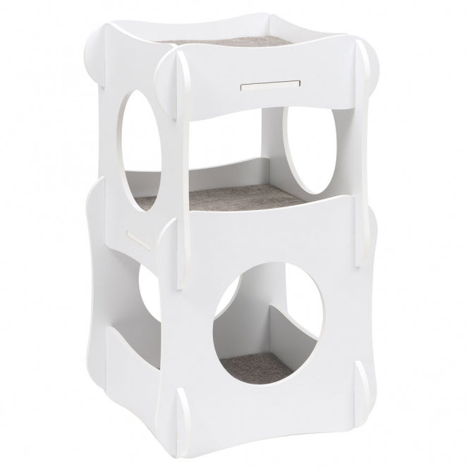 Vesper Katzenhaus Condo - Weiß - Dein Tierplatz